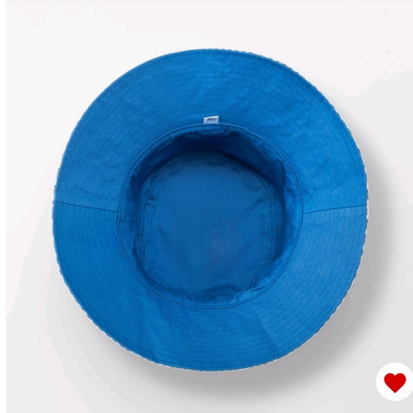 🌼 NWT 🌼 Blue Daisy Checkered Print Bucket Hat - Picture 4 of 12